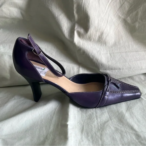 Worthington Shoes Worthington Size 65m Heels Leather Purple